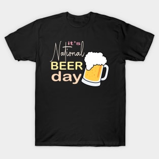 National Beer day T-Shirt